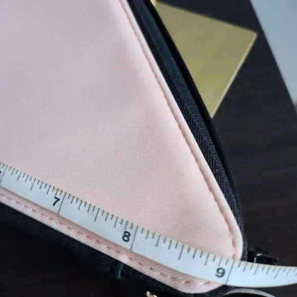 Prada Black and Pink Triangle Clutch - Picture 8 of 10